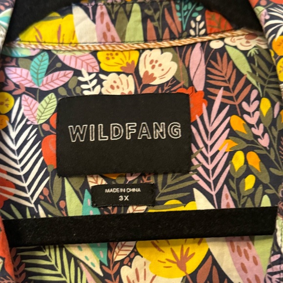 Wildfang Essential Button Up Multicolor Floral - Picture 5 of 8